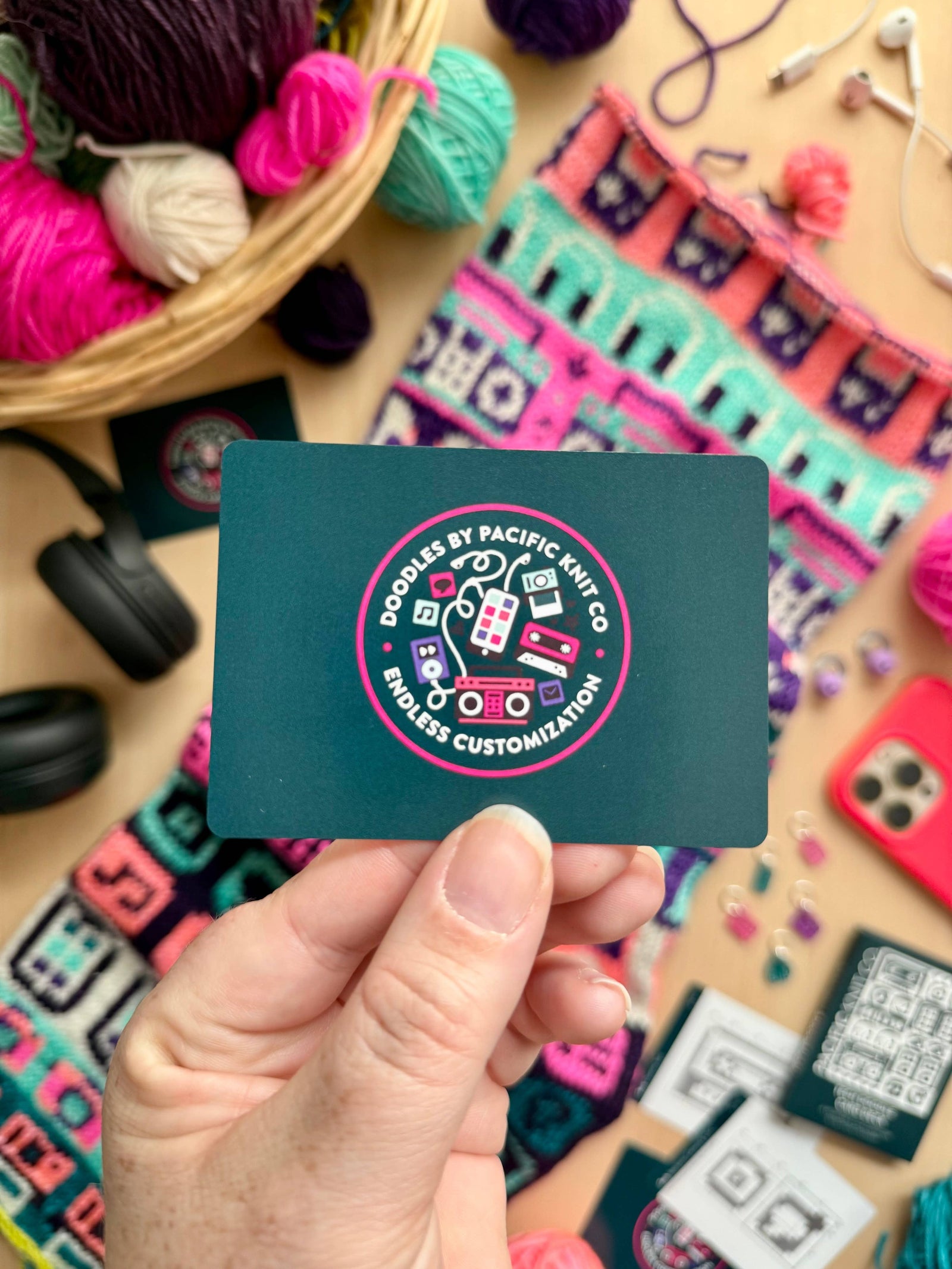 Tech Doodle Card Deck by Pacific Knit Co.