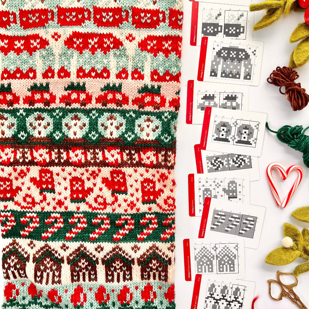 Holiday 3 Doodle Card Deck by Pacific Knit Co.