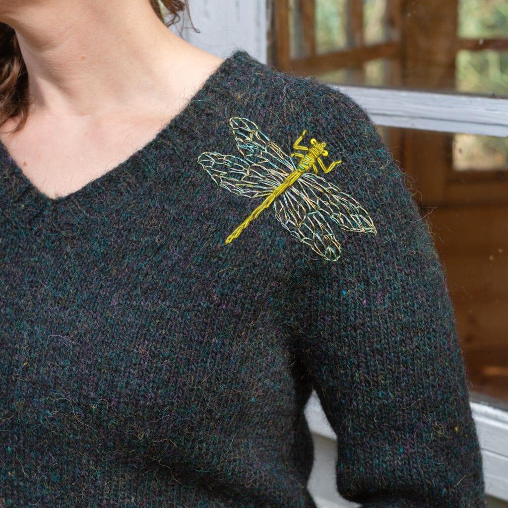 Embroidery on Knits by Judit Gummlich - Tangled Yarn