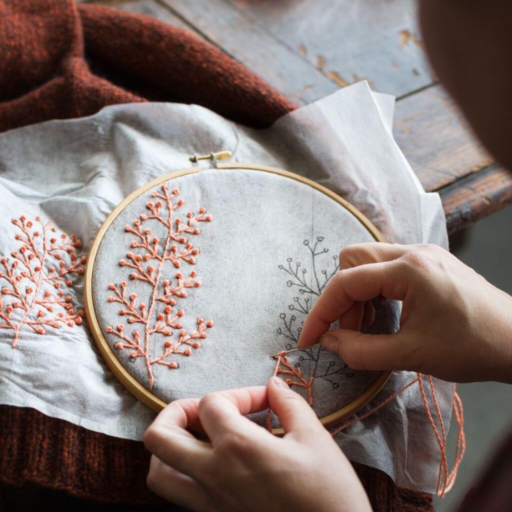 Embroidery on Knits by Judit Gummlich - Tangled Yarn