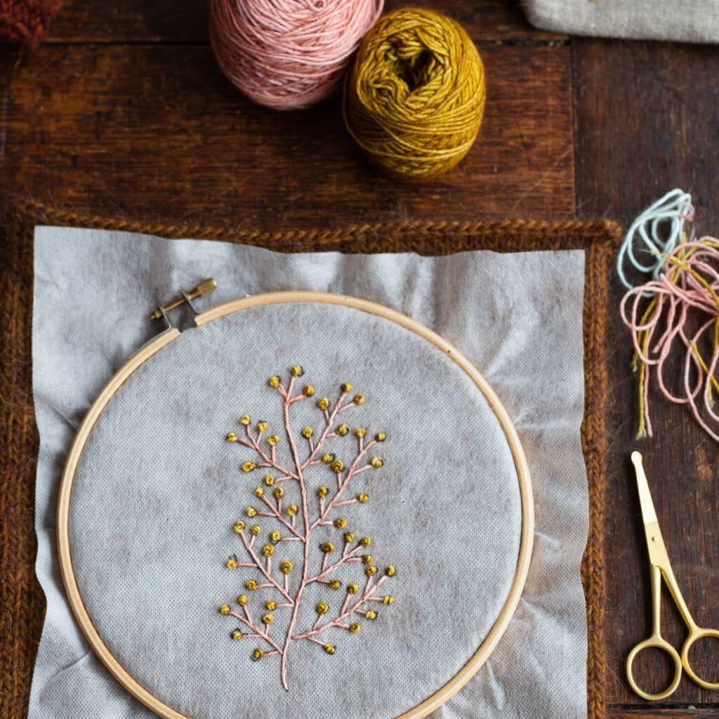 Embroidery on Knits by Judit Gummlich - Tangled Yarn