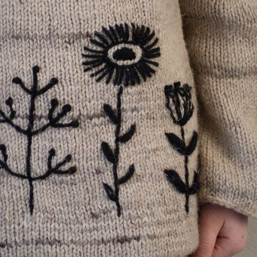 Embroidery on Knits by Judit Gummlich - Tangled Yarn