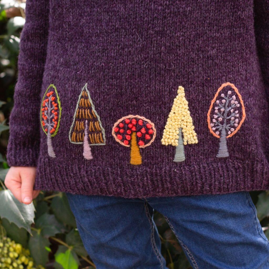 Embroidery on Knits by Judit Gummlich - Tangled Yarn