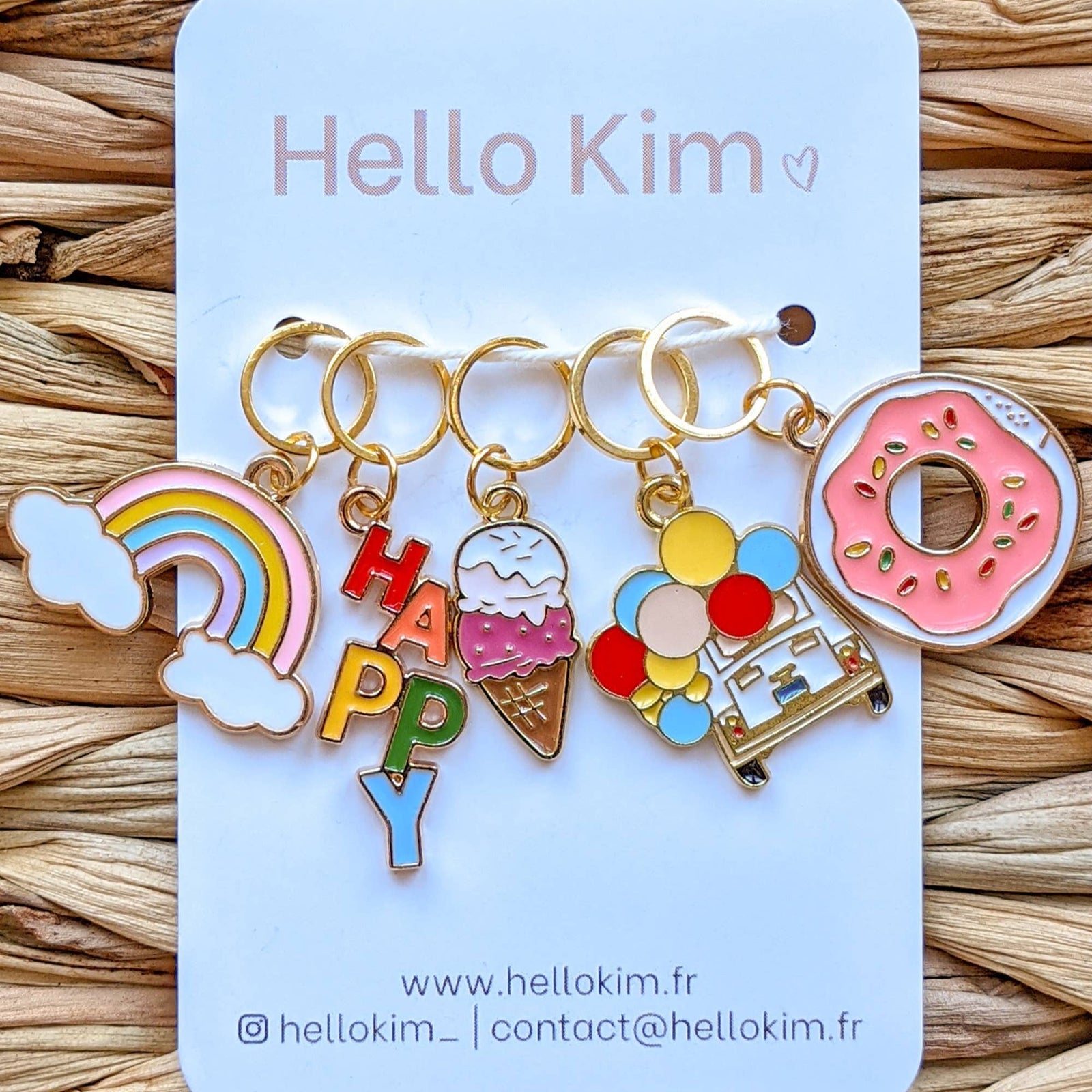 Happy Marker Rings | Hello Kim | Tangled Yarn UK