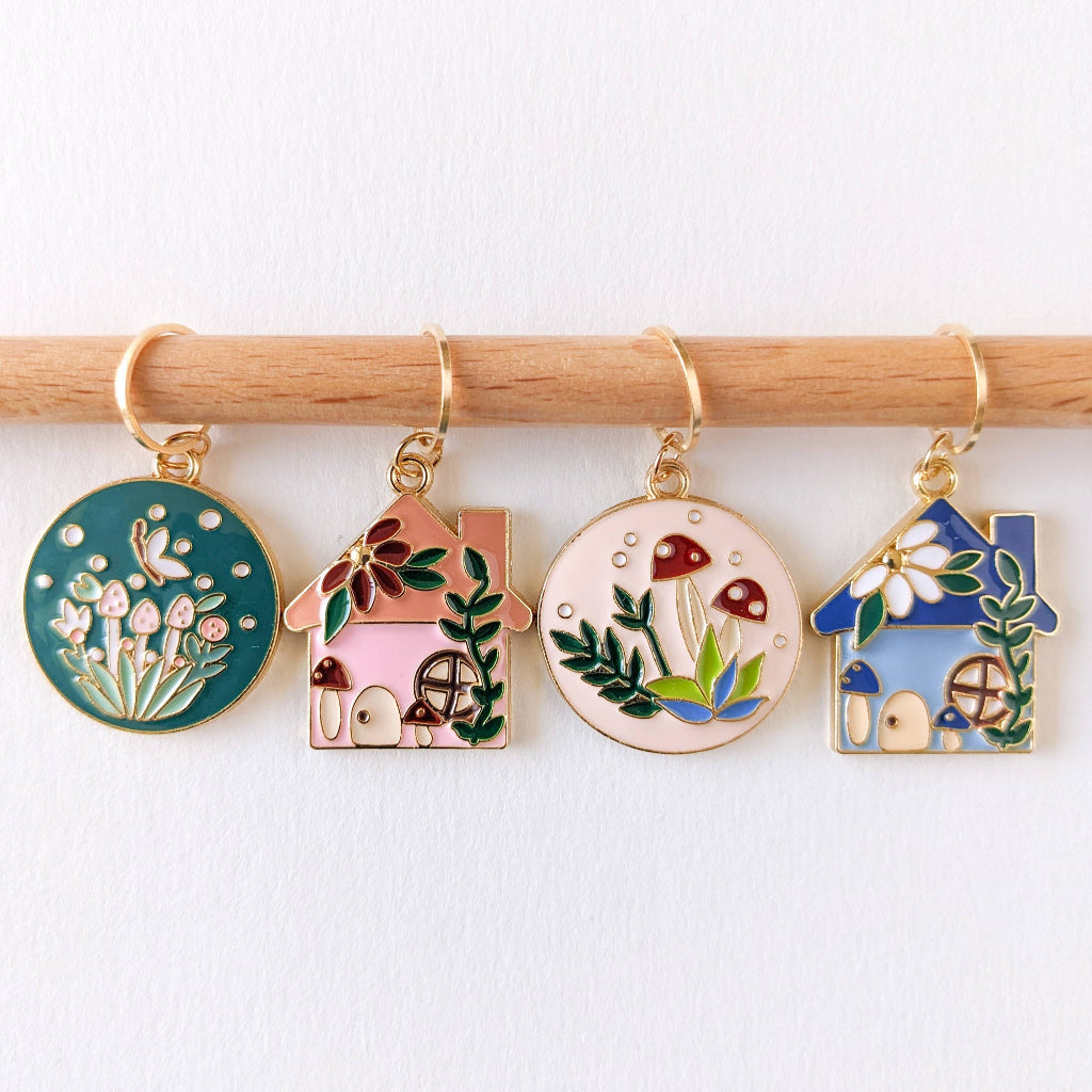 In the Undergrowth Stitch Markers | Hello Kim | Tangled Yarn UK