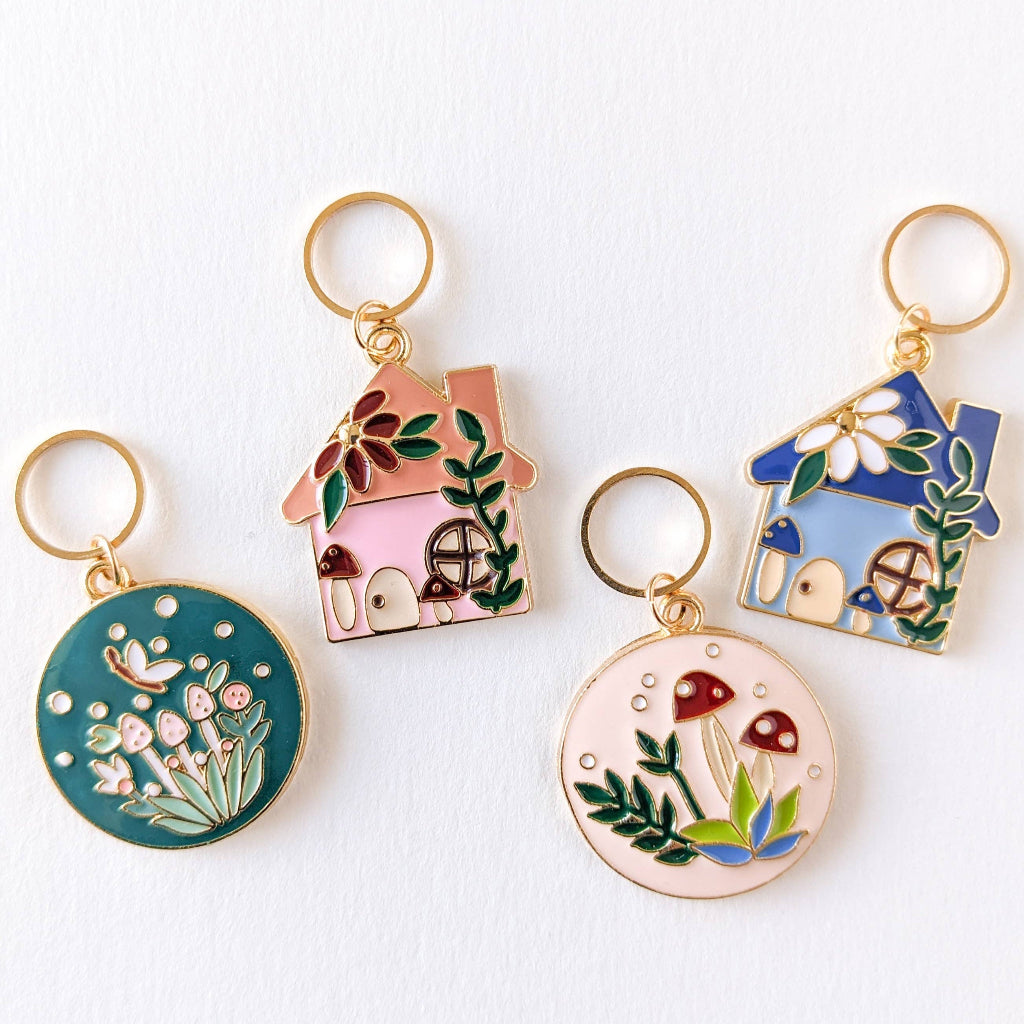 In the Undergrowth Stitch Markers | Hello Kim | Tangled Yarn UK