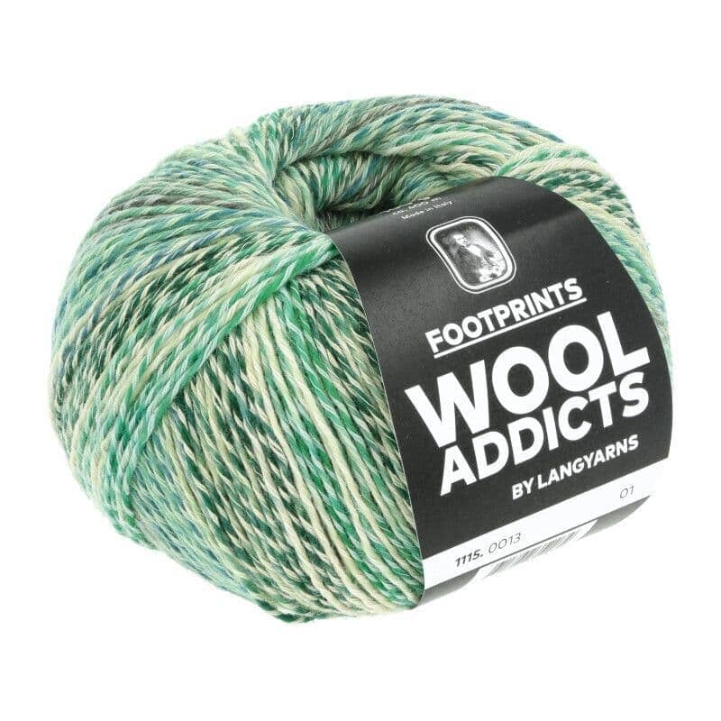 Foot Prints Wool Addicts 13 | Lang Yarns | Tangled Yarn UK