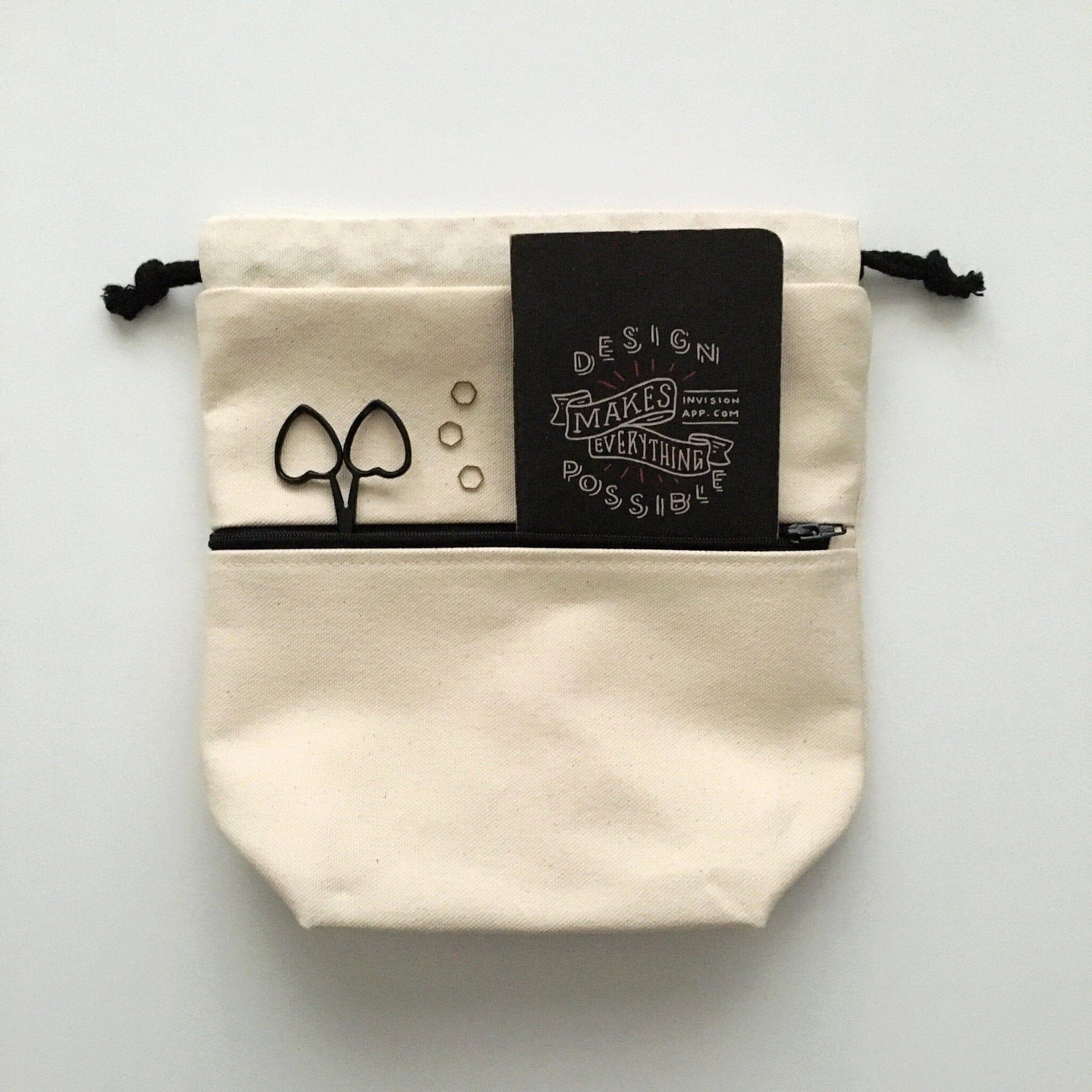Make Drawstring Sock Bag - Tangled Yarn