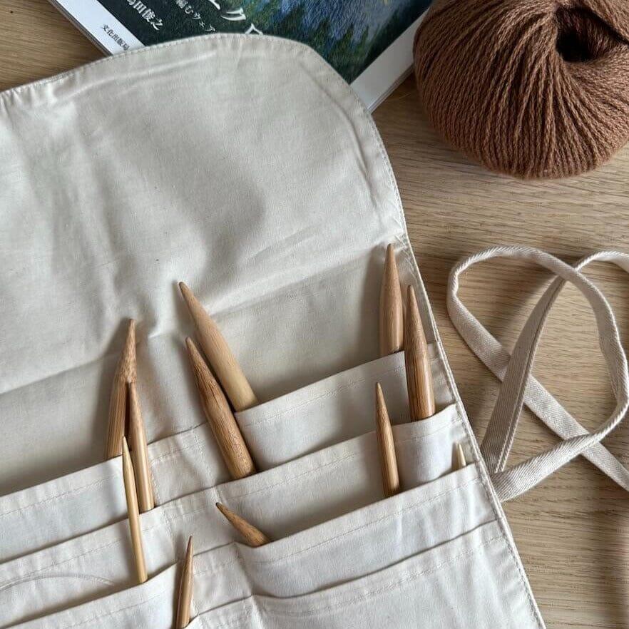Petite Knit Knitter&#39;s Needle Case - Circular Needles - Tangled Yarn