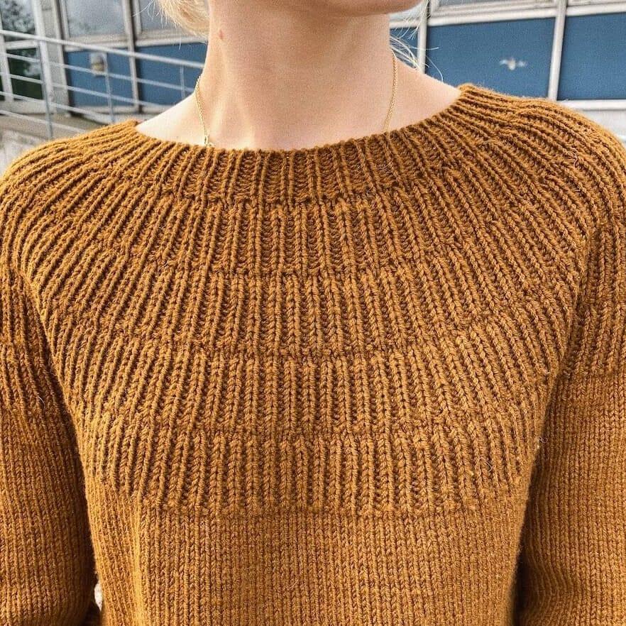 PetiteKnit Anker&#39;s Sweater - My Size - Tangled Yarn