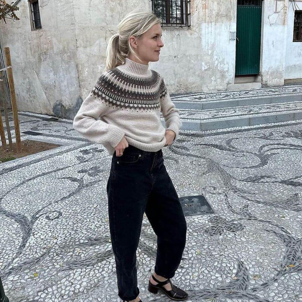 PetiteKnit Celeste Sweater - Tangled Yarn