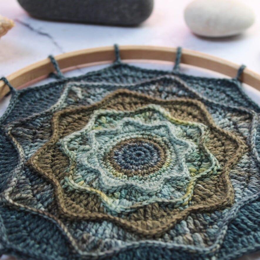 Rough Seas Mandala Kit - Tangled Yarn