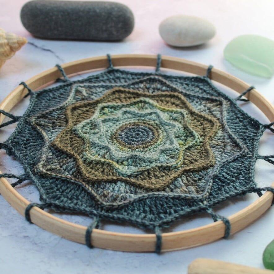 Rough Seas Mandala Kit - Tangled Yarn