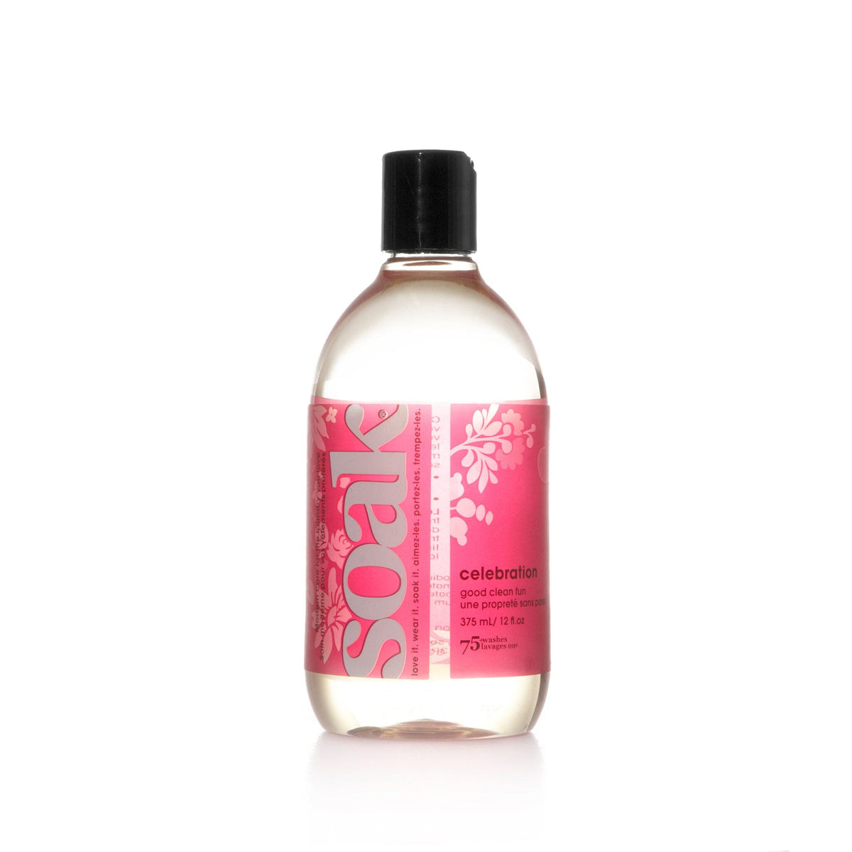 Soak Wash in Celebration fragrance – 375ml bottle of no-rinse wool wash for handknits and crochet