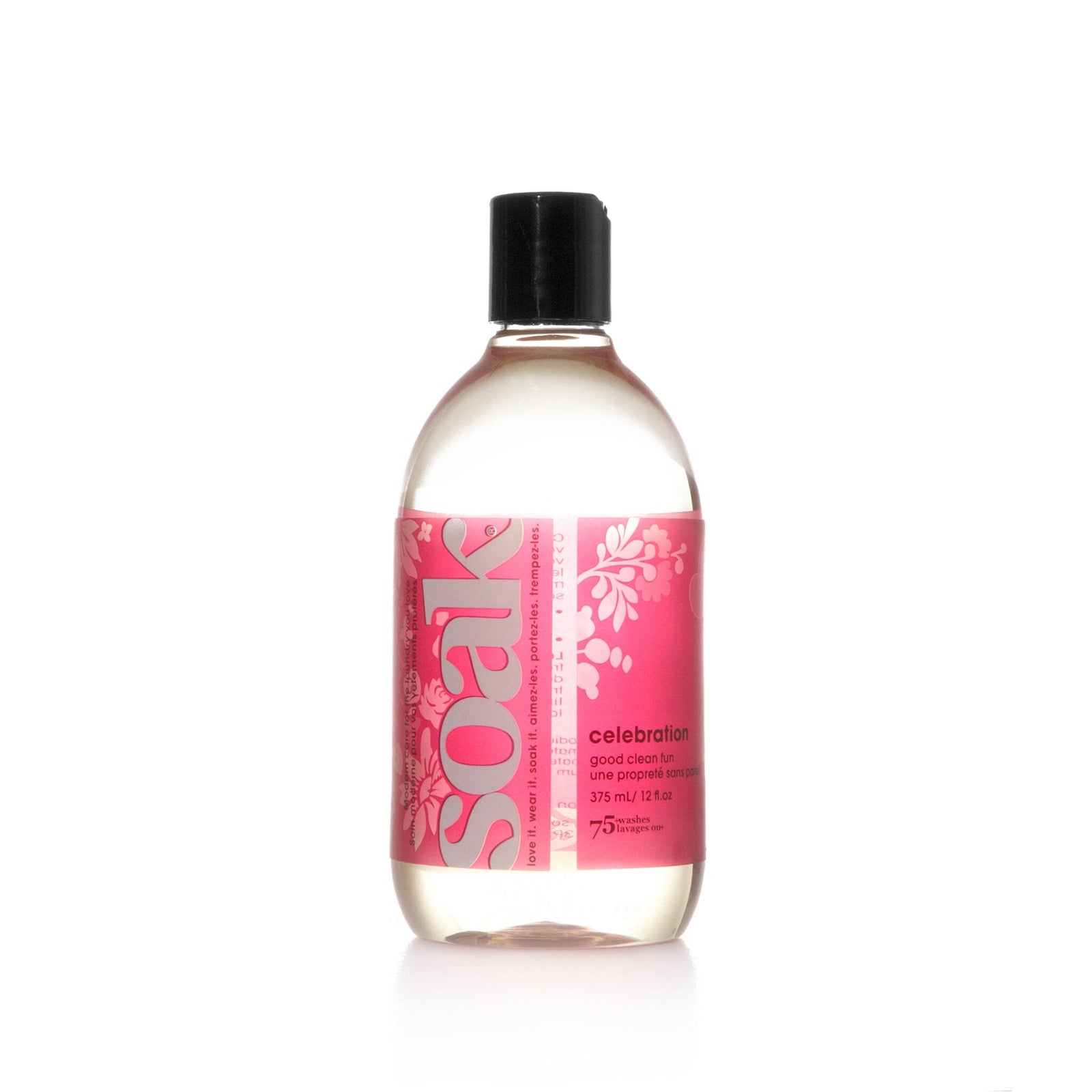 Soak Wash in Celebration fragrance – 375ml bottle of no-rinse wool wash for handknits and crochet