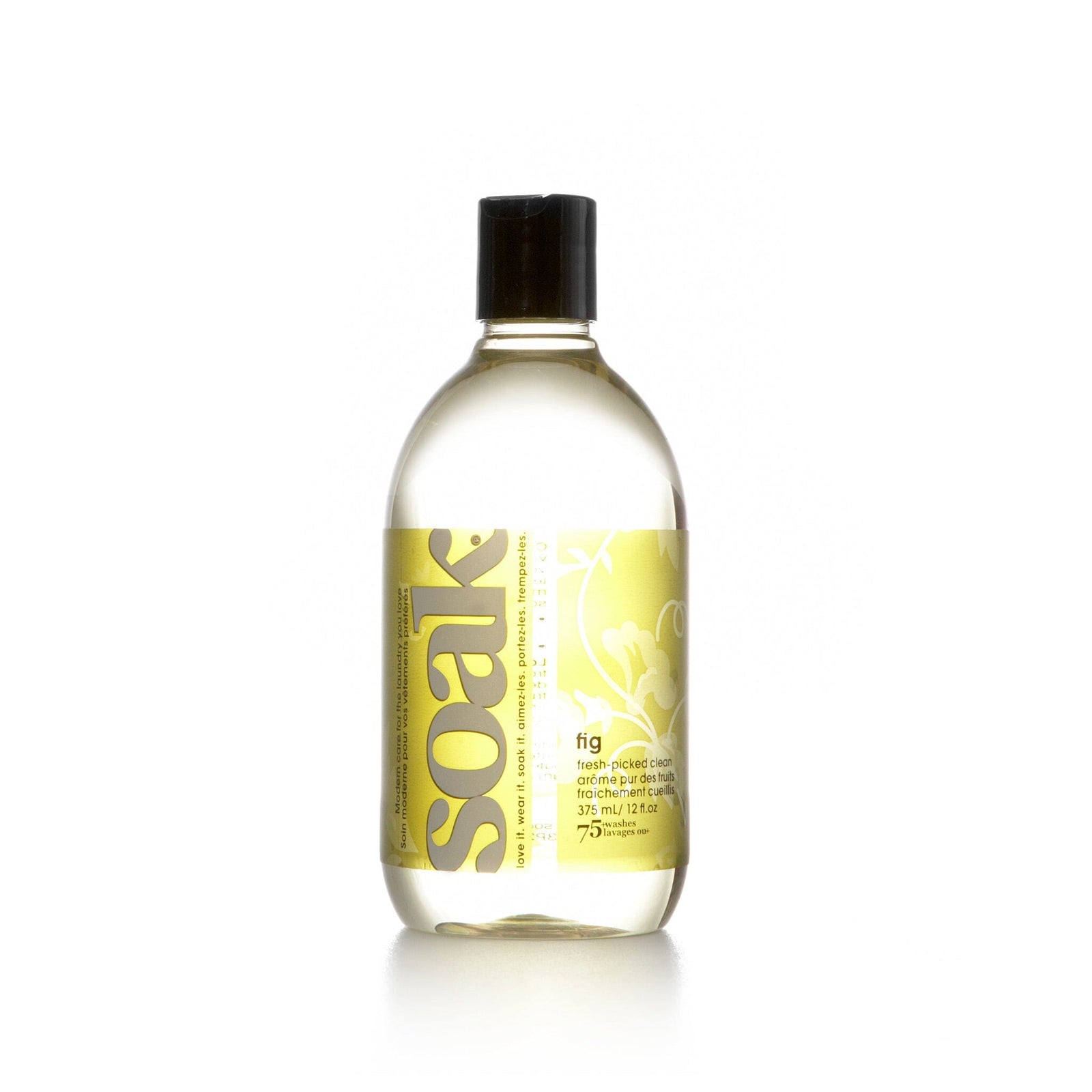 Soak Wash Fig 375ml – sweet fig and lychee-scented no-rinse wool wash