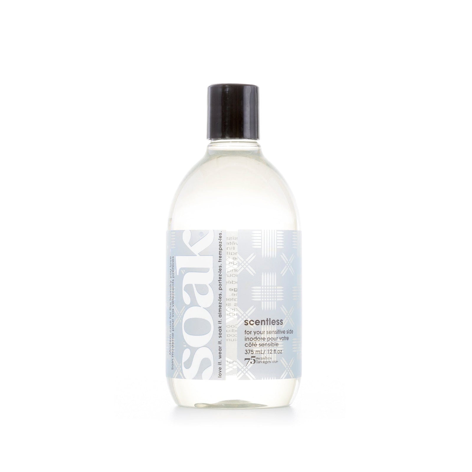 Soak Wash Scentless 375ml – unscented wool wash for sensitive skin