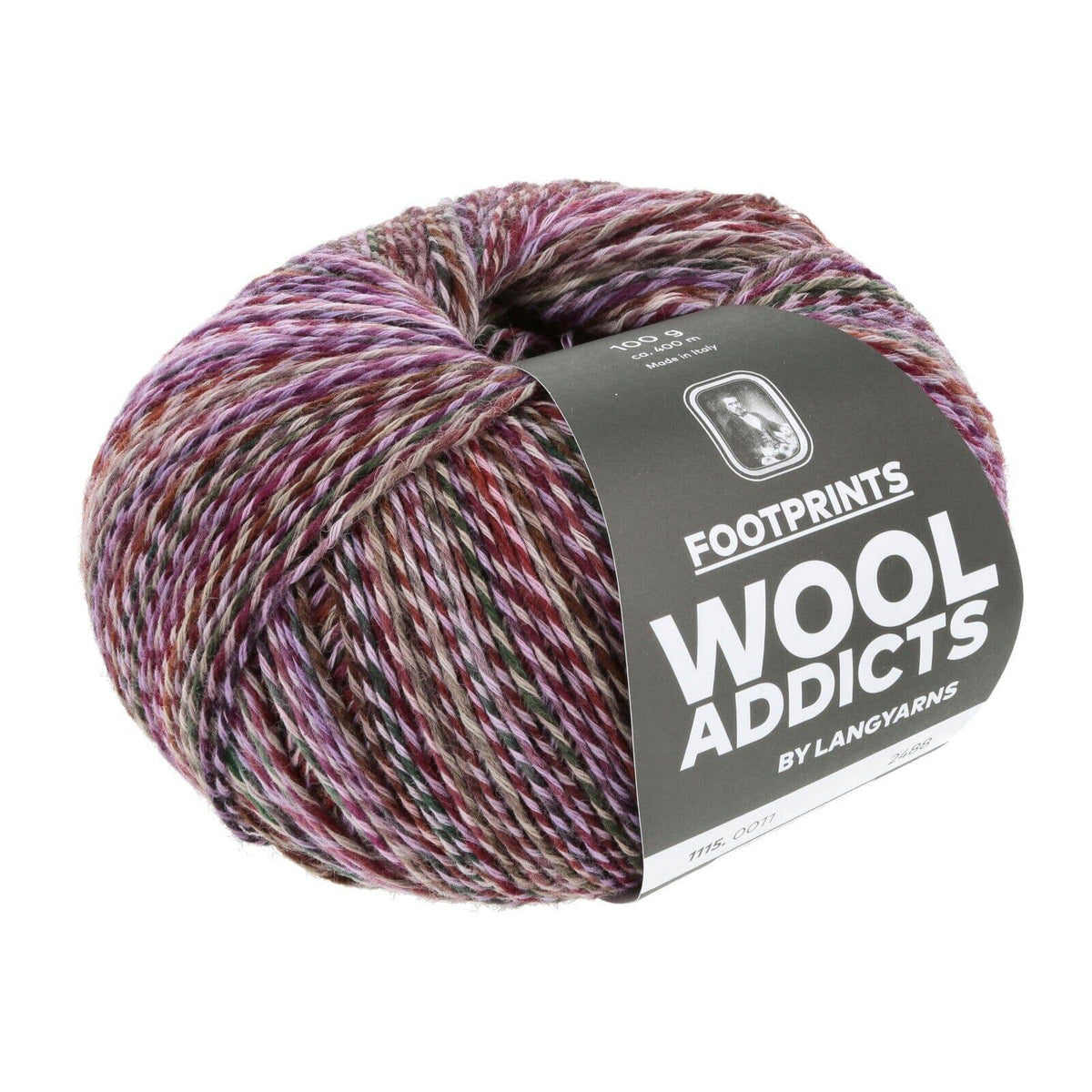 Foot Prints Wool Addicts 11 | Lang Yarns | Tangled Yarn UK
