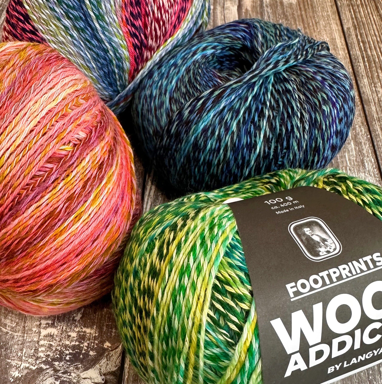 Foot Prints Wool Addicts  | Lang Yarns | Tangled Yarn UK