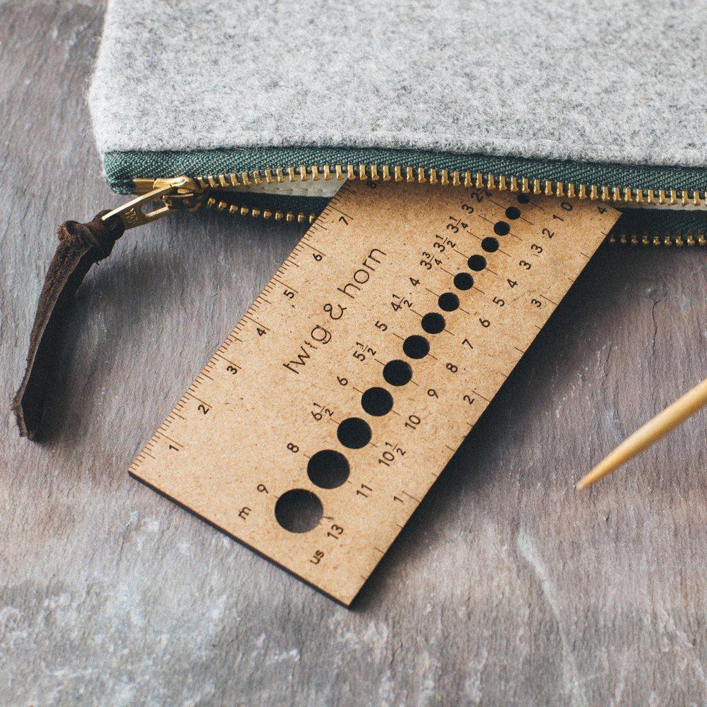 Twig & Horn Twig & Horn Small Gauge Ruler -  - Tools