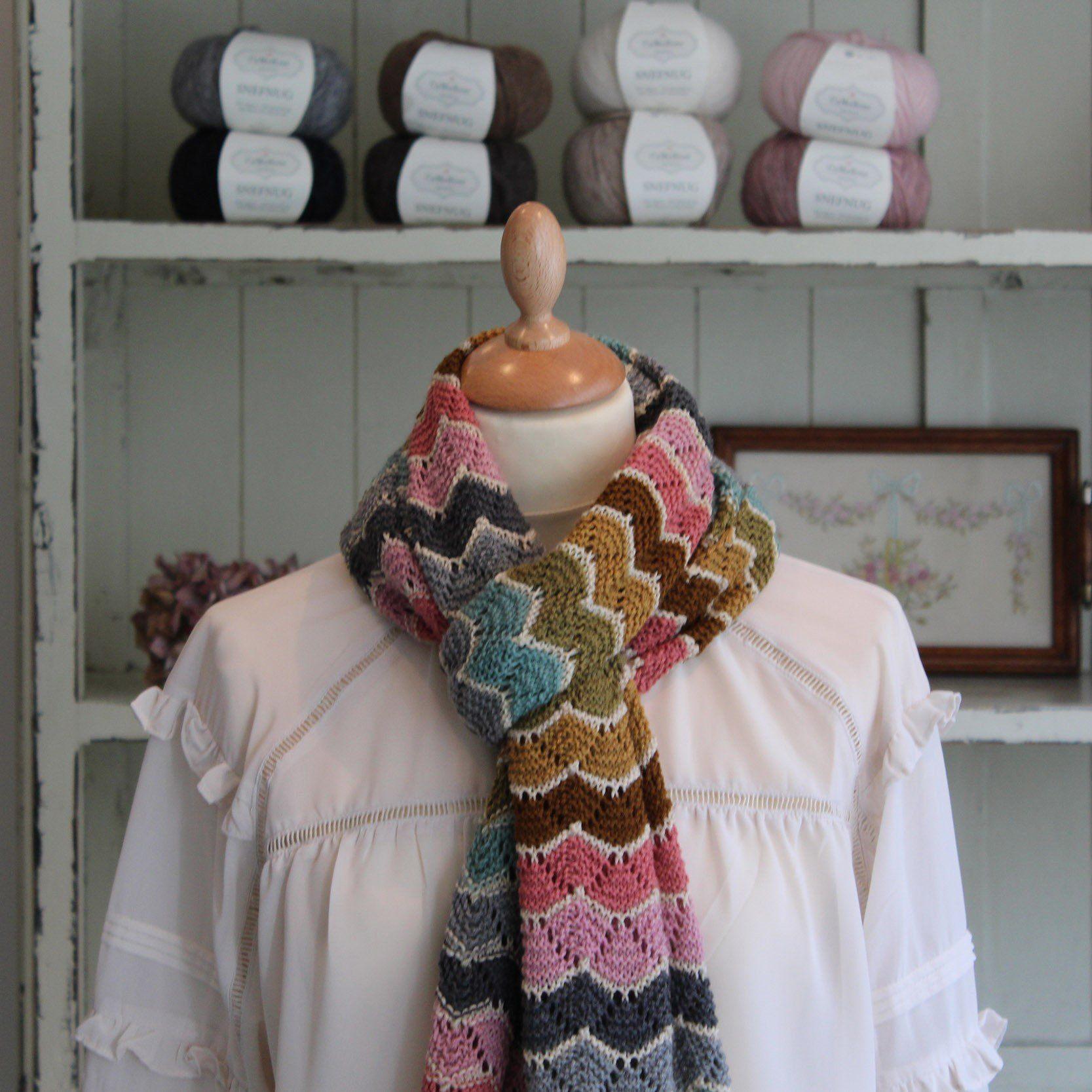 CaMaRose Trines Scarf [Trine Bertelsen] -  - Knitting Pattern