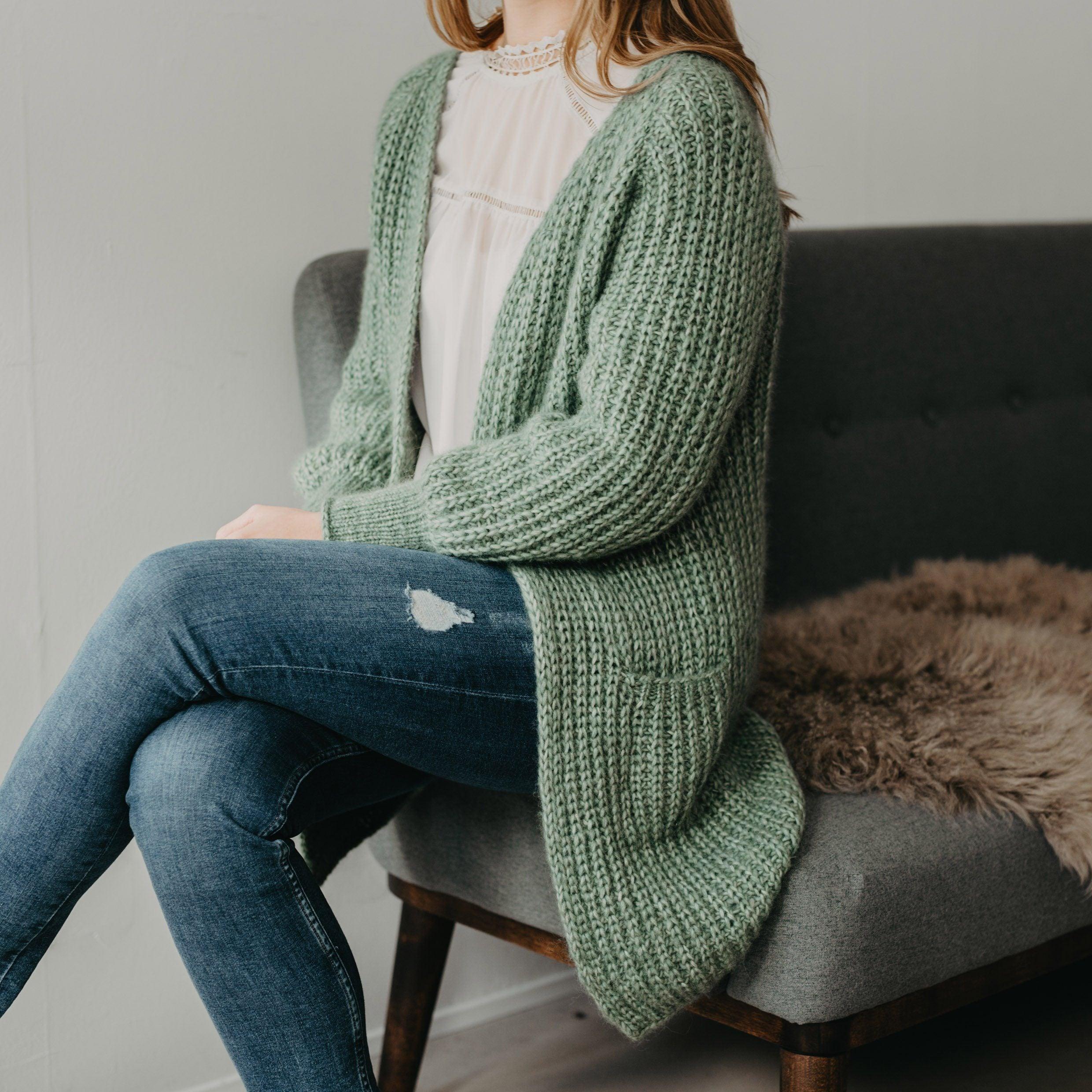 Dreamy Cardigan My Size Pattern | Tangled Yarn