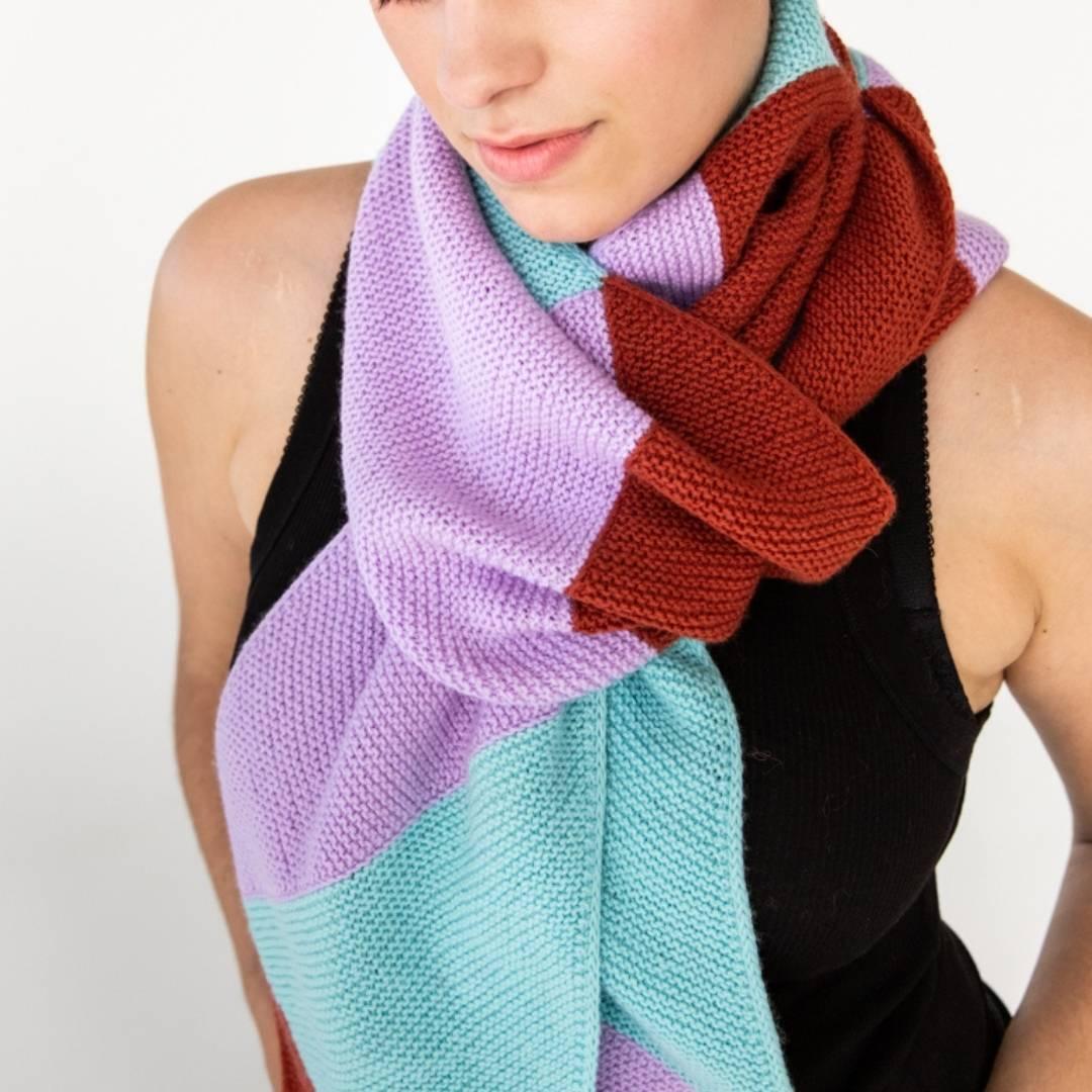 Kaos Yarn Kontur Scarf Pattern -  - 