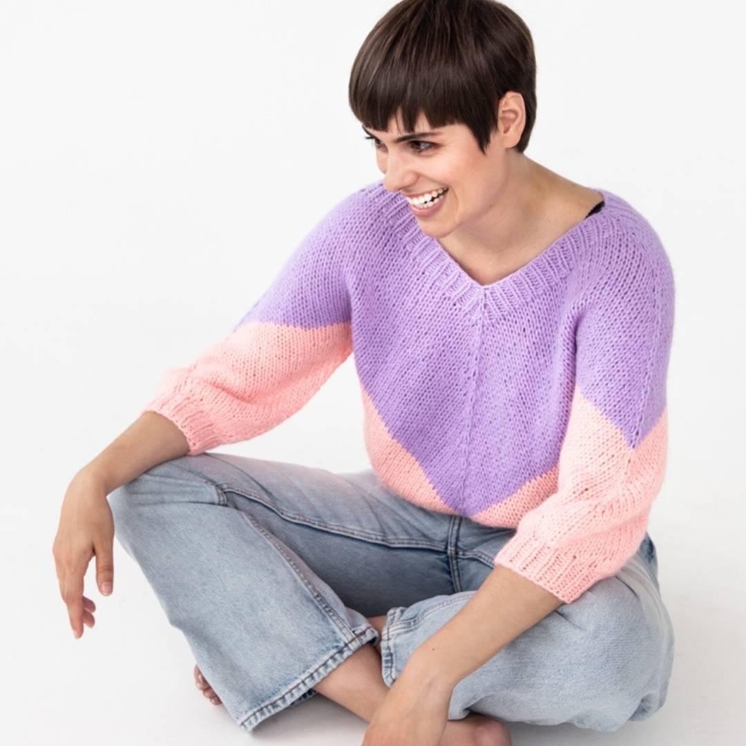 Kaos Yarn Kant Sweater Pattern -  - 