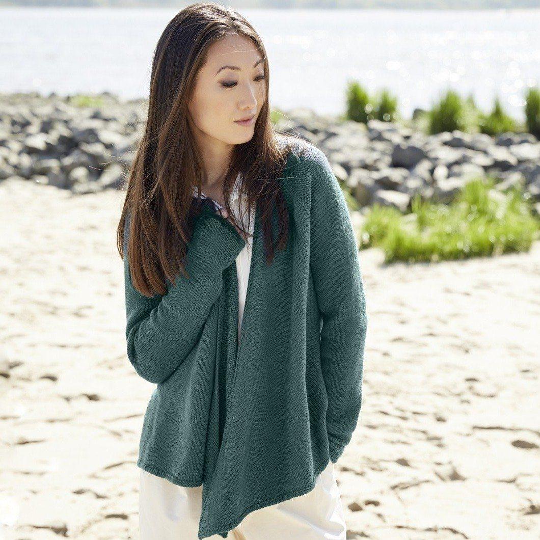 Rosy Green Wool Kanshoku 感触 [Knitting Pattern] -  - Downloadable Knitting Pattern