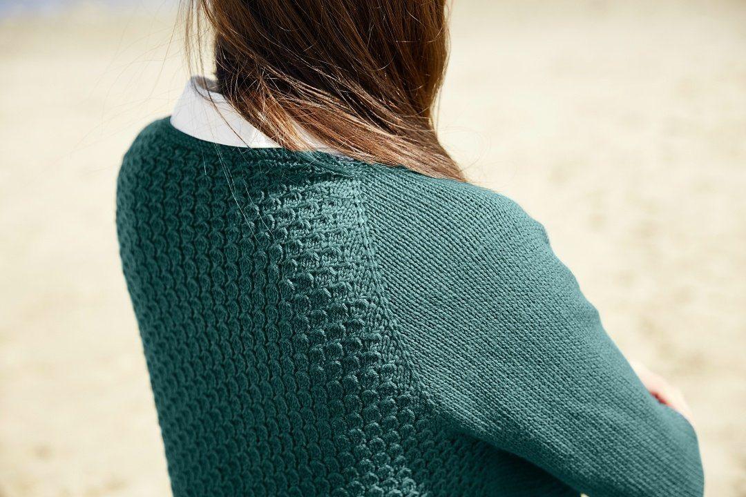 Rosy Green Wool Kanshoku 感触 [Knitting Pattern] -  - Downloadable Knitting Pattern