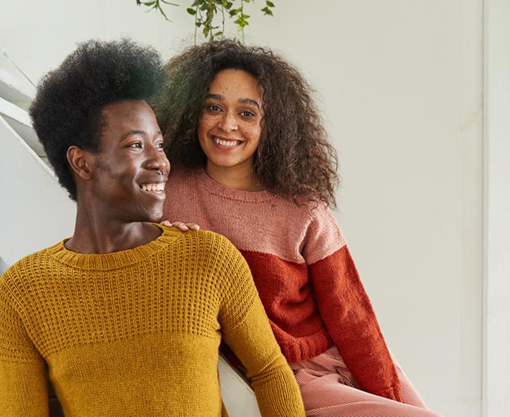Pom pom knit clearance sweater