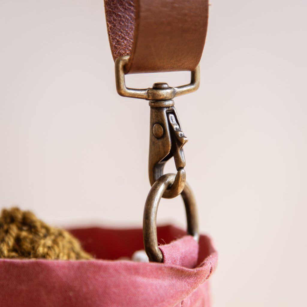 Twig & Horn Twig & Horn Waxed Canvas Bucket Bag -  - Project Bags