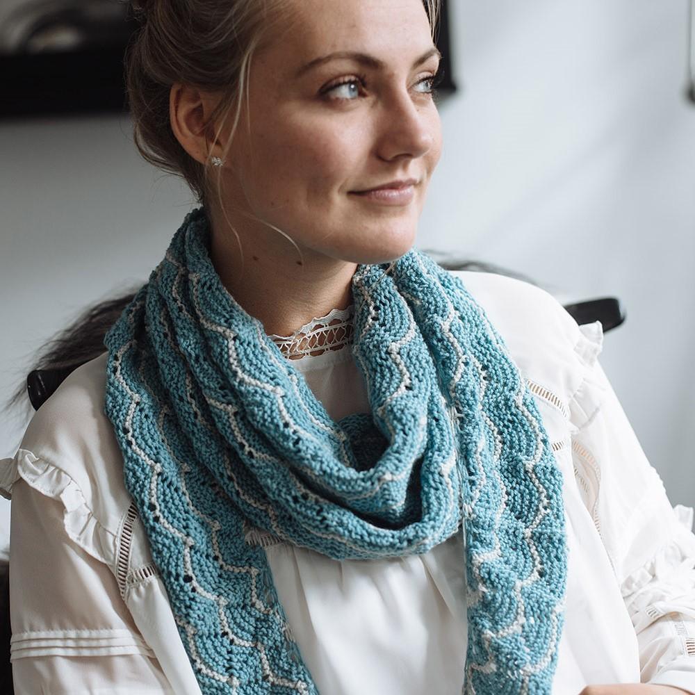 CaMaRose Gudenå Shawl [Trine Bertelsen] -  - Knitting Pattern