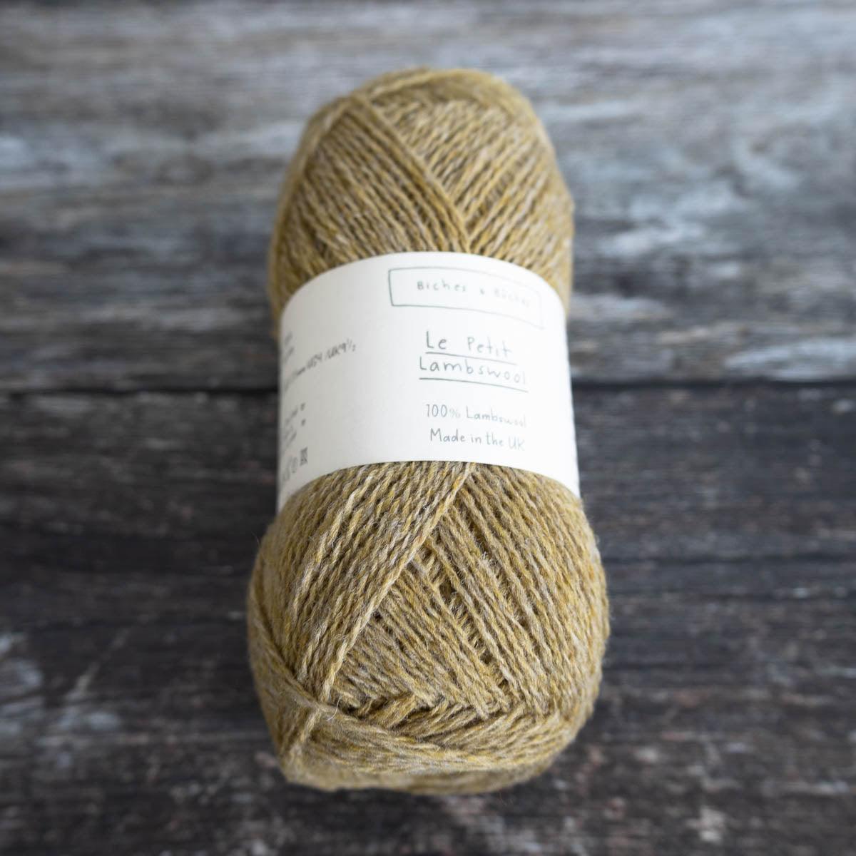 Biches &amp; Bûches Biches &amp; Bûches Le Petit Lambswool - Soft Gold - 4ply Knitting Yarn
