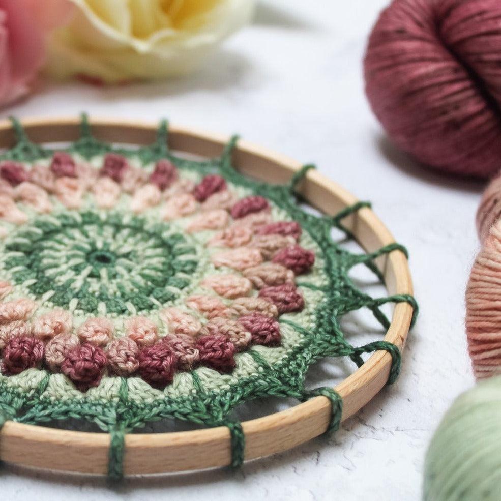 Pineapple Fibre Art Ring Around the Rosie Mandala Kit -  - Crochet Kit