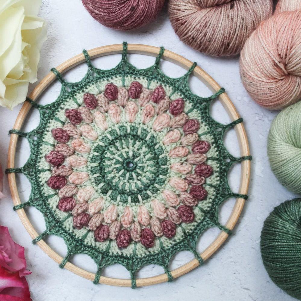 Pineapple Fibre Art Ring Around the Rosie Mandala Kit -  - Crochet Kit