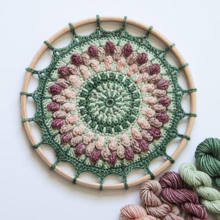 Pineapple Fibre Art Ring Around the Rosie Mandala Kit -  - Crochet Kit