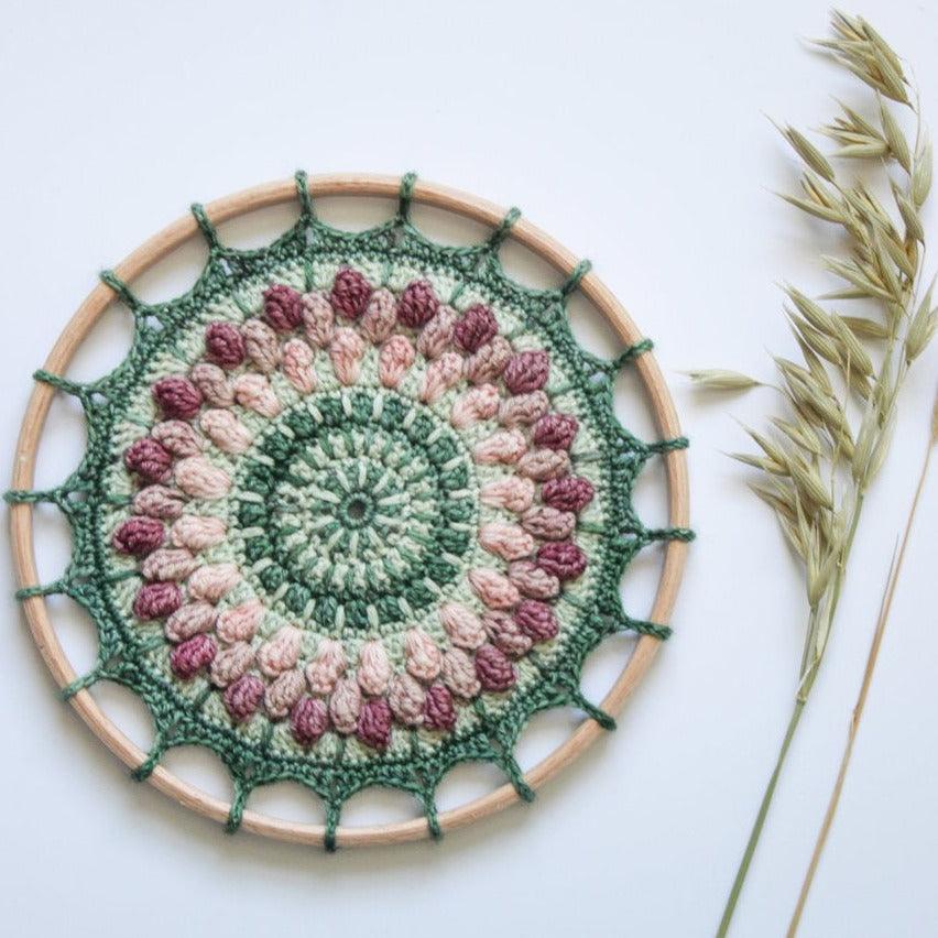 Pineapple Fibre Art Ring Around the Rosie Mandala Kit -  - Crochet Kit