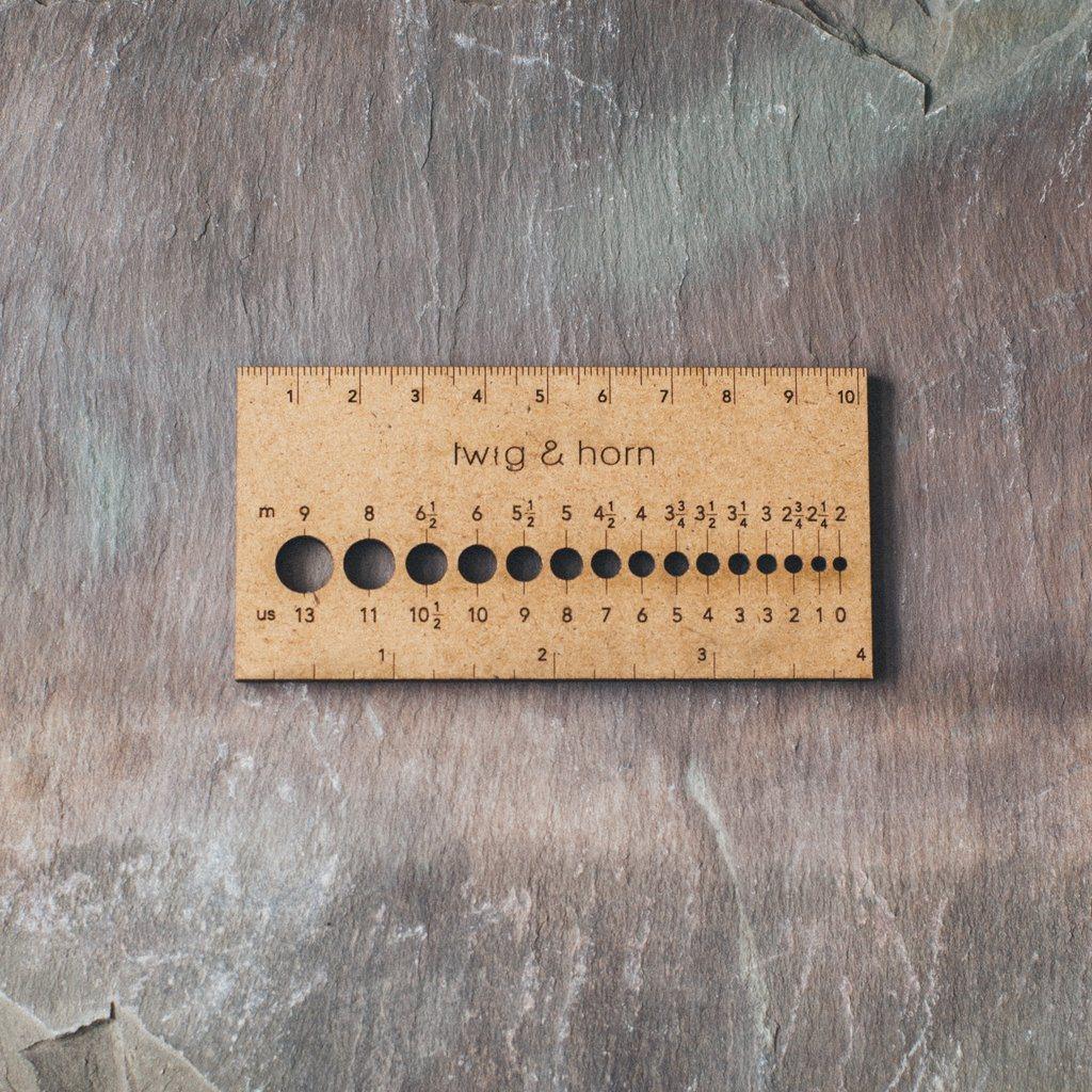 Twig & Horn Twig & Horn Small Gauge Ruler -  - Tools