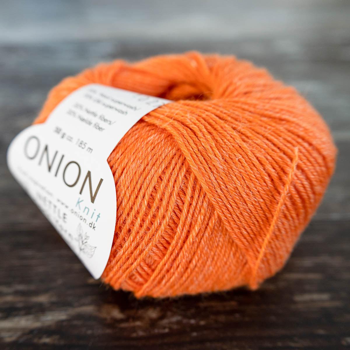Onion Onion Nettle Sock Yarn - 1027 orange - Yarn