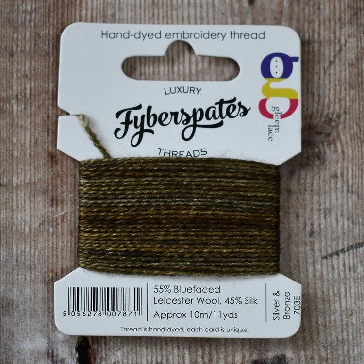 Fyberspates Fyberspates Gleem Embroidery Thread - Silver and Bronze - 