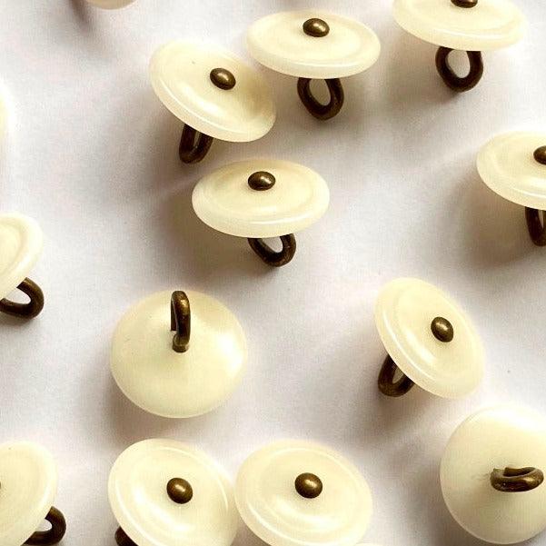 TextileGarden 12mm - Undyed Corozo Button -  - Buttons