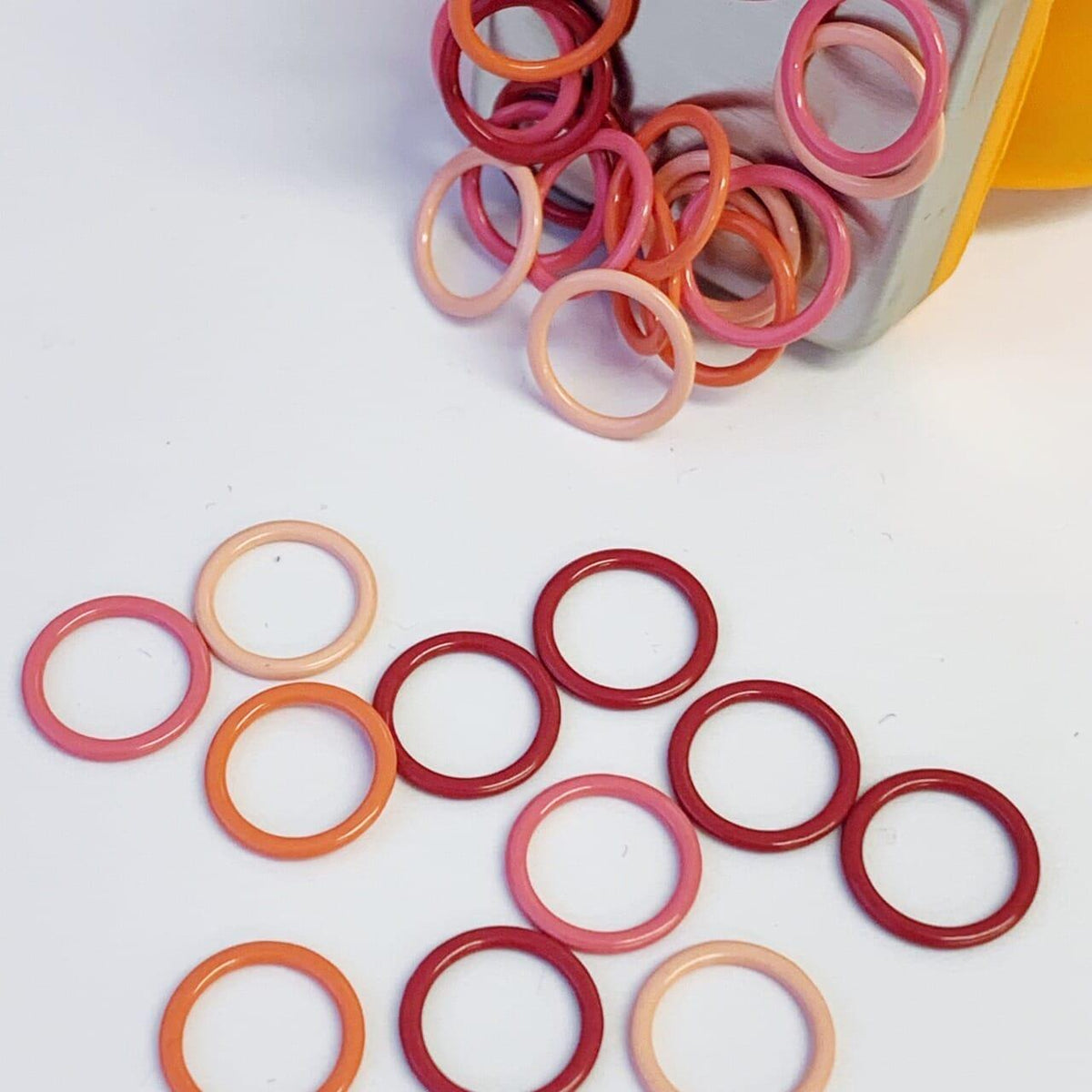 allstitch studio Allstitch Studio Large Stitch Markers - Warm Tone - Stitch Markers &amp; Counters