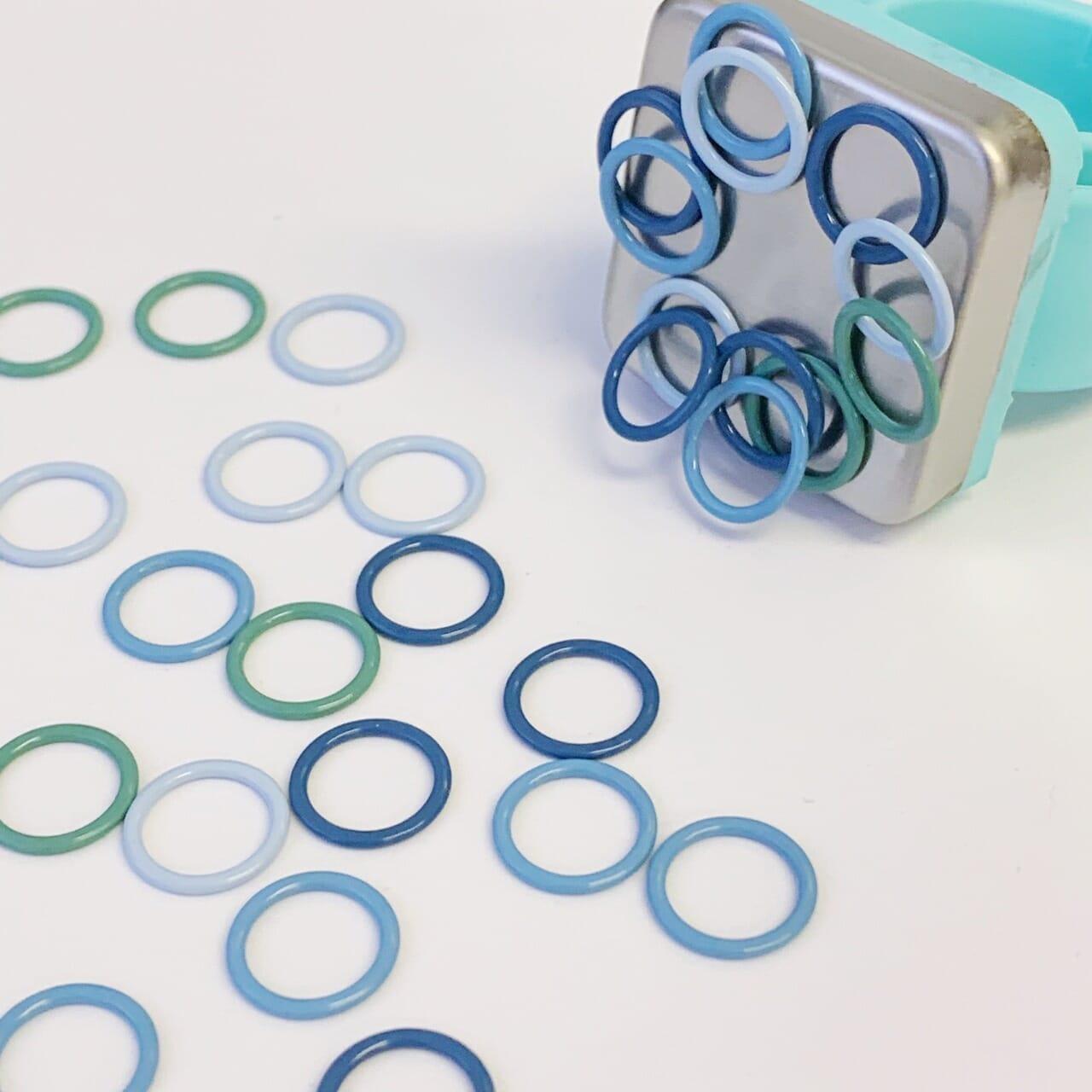 coloured stitch markers for knitting