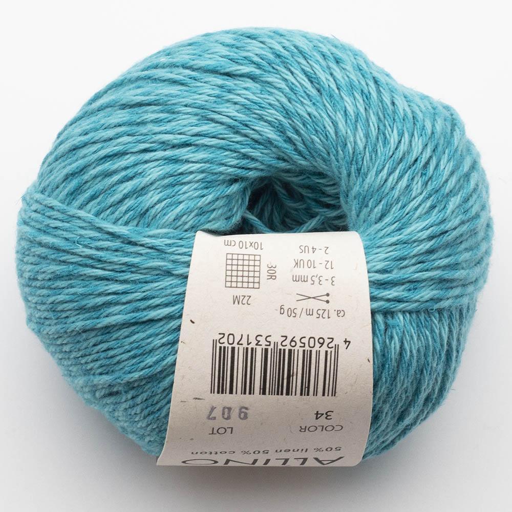 BC Garn BC Garn Allino - Turquoise (34) - DK Knitting Yarn