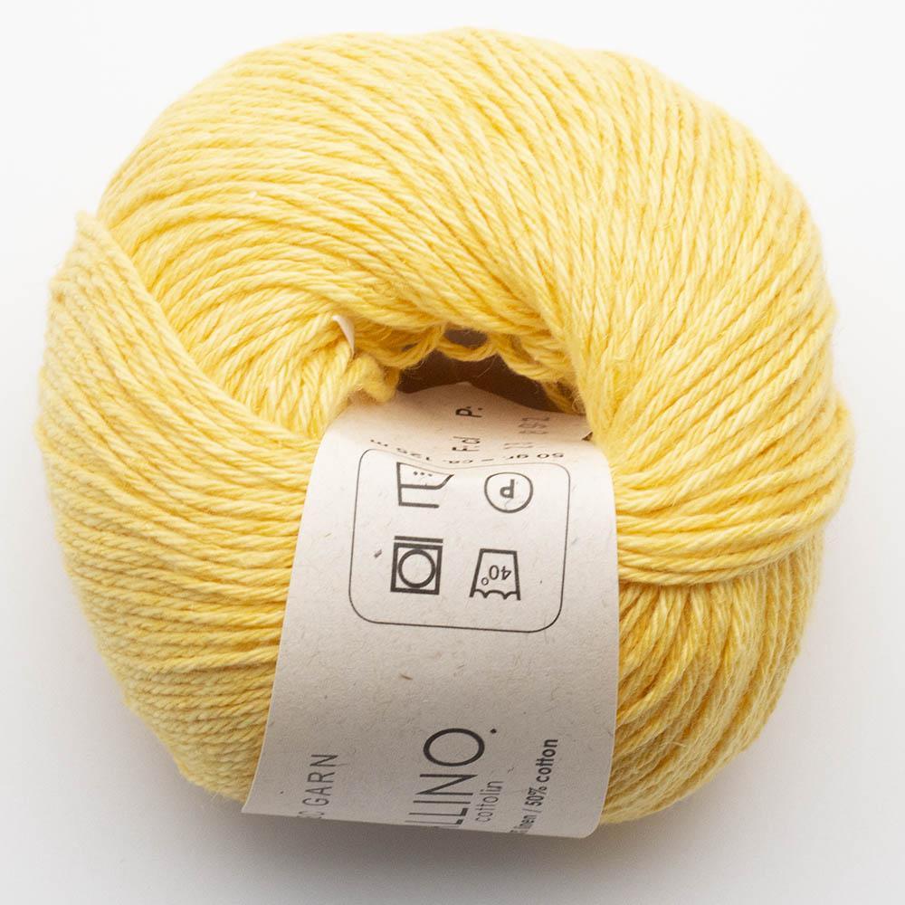 BC Garn BC Garn Allino - Yellow (23) - DK Knitting Yarn