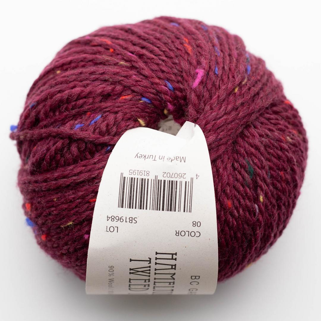 BC Garn BC Garn Hamelton Tweed 1 GOTS - 08 Rust - Aran Knitting Yarn
