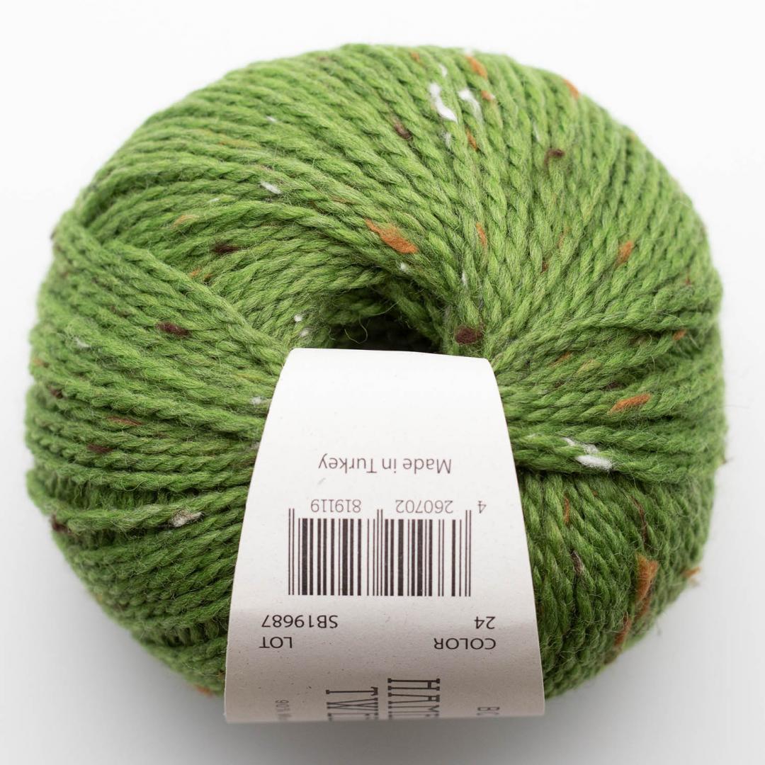 BC Garn BC Garn Hamelton Tweed 1 GOTS - 24 Apple - Aran Knitting Yarn