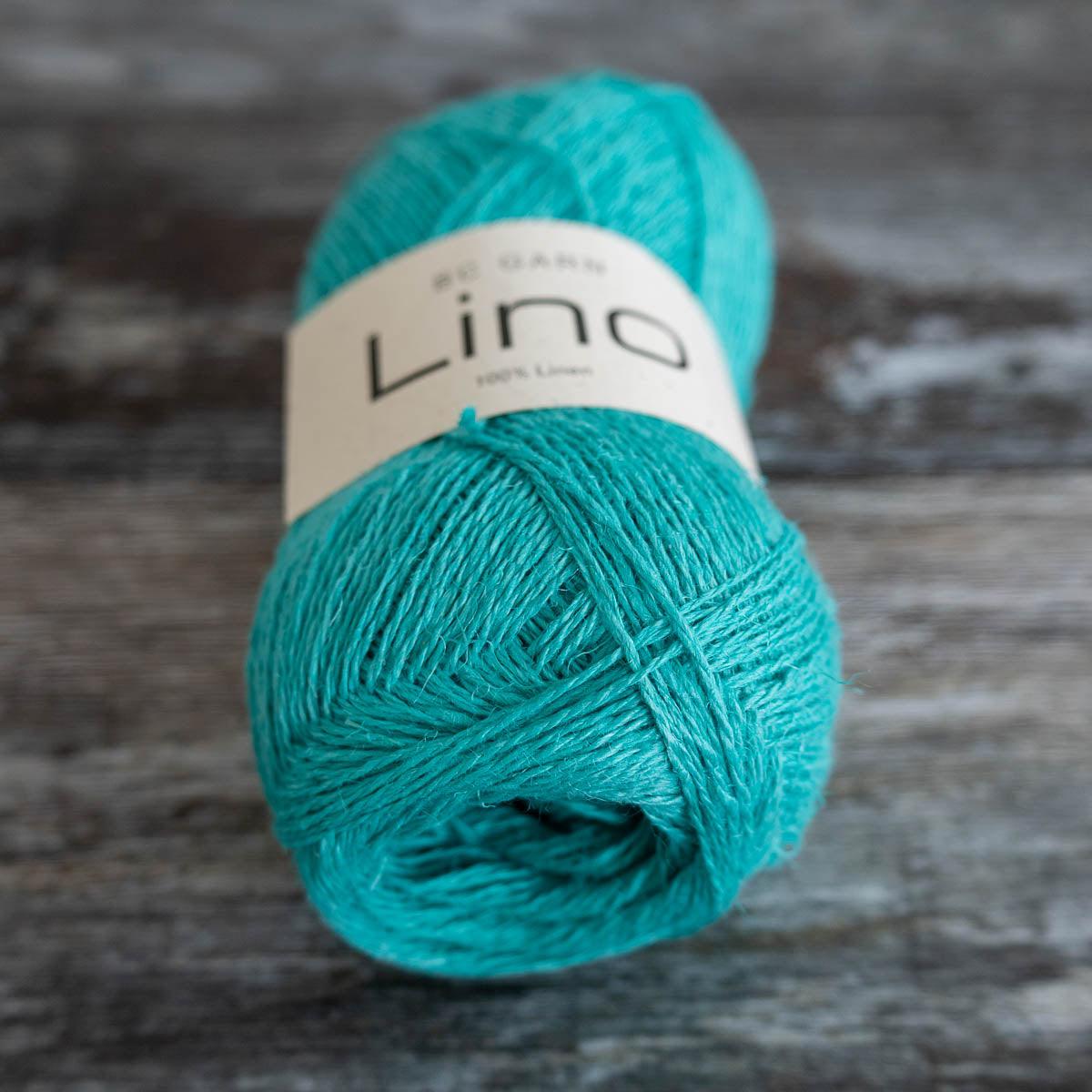 BC Garn BC Garn Lino - Mint (55) - 4ply Knitting Yarn