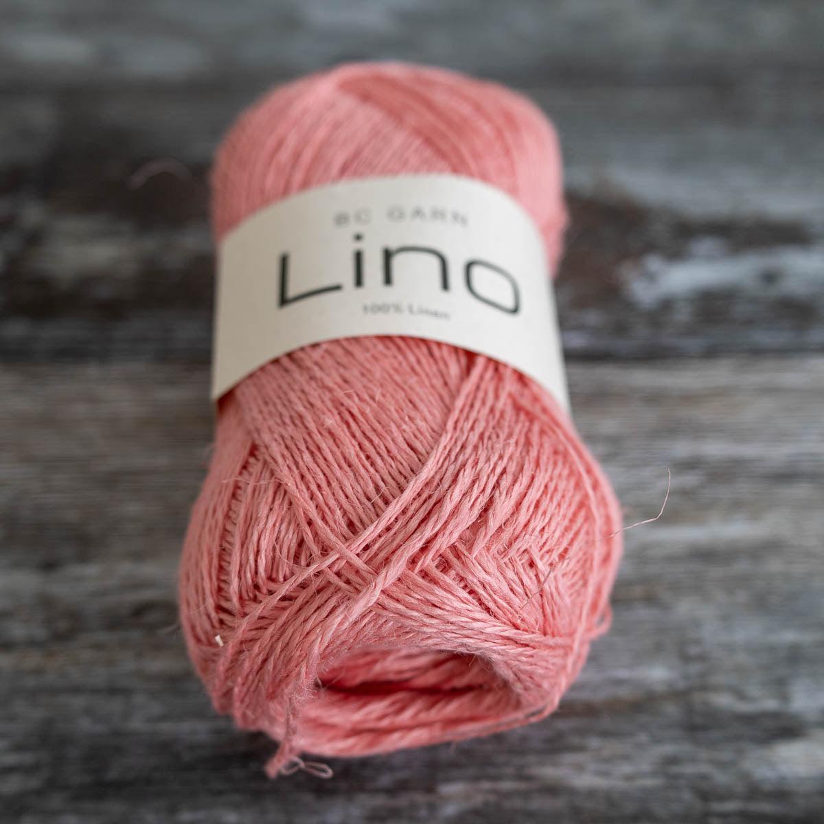 BC Garn BC Garn Lino - Pink (40) - 4ply Knitting Yarn
